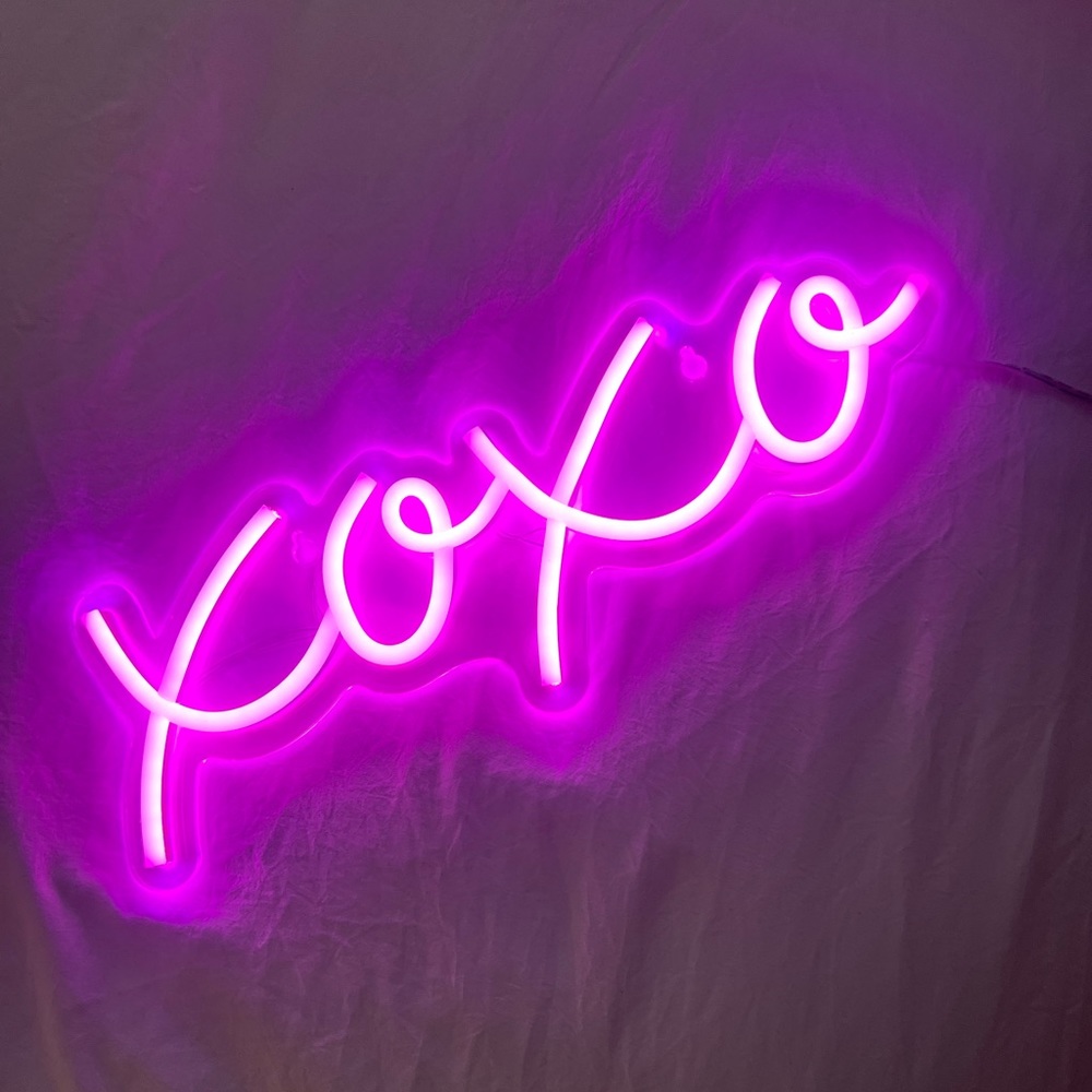 neon wall sign